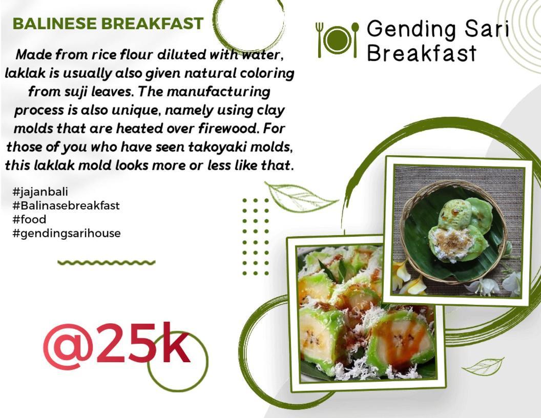 Gending Sari House Leilighet Ubud Eksteriør bilde